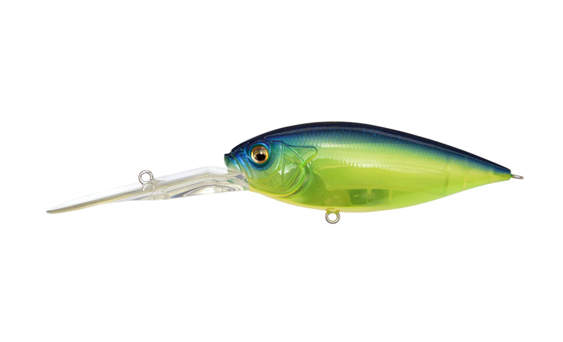 Megabass Deep Six Deep Diving Crankbait Fishing Lure - Perfect for Bass, Walleye & Pike Fishing in Deep Waters