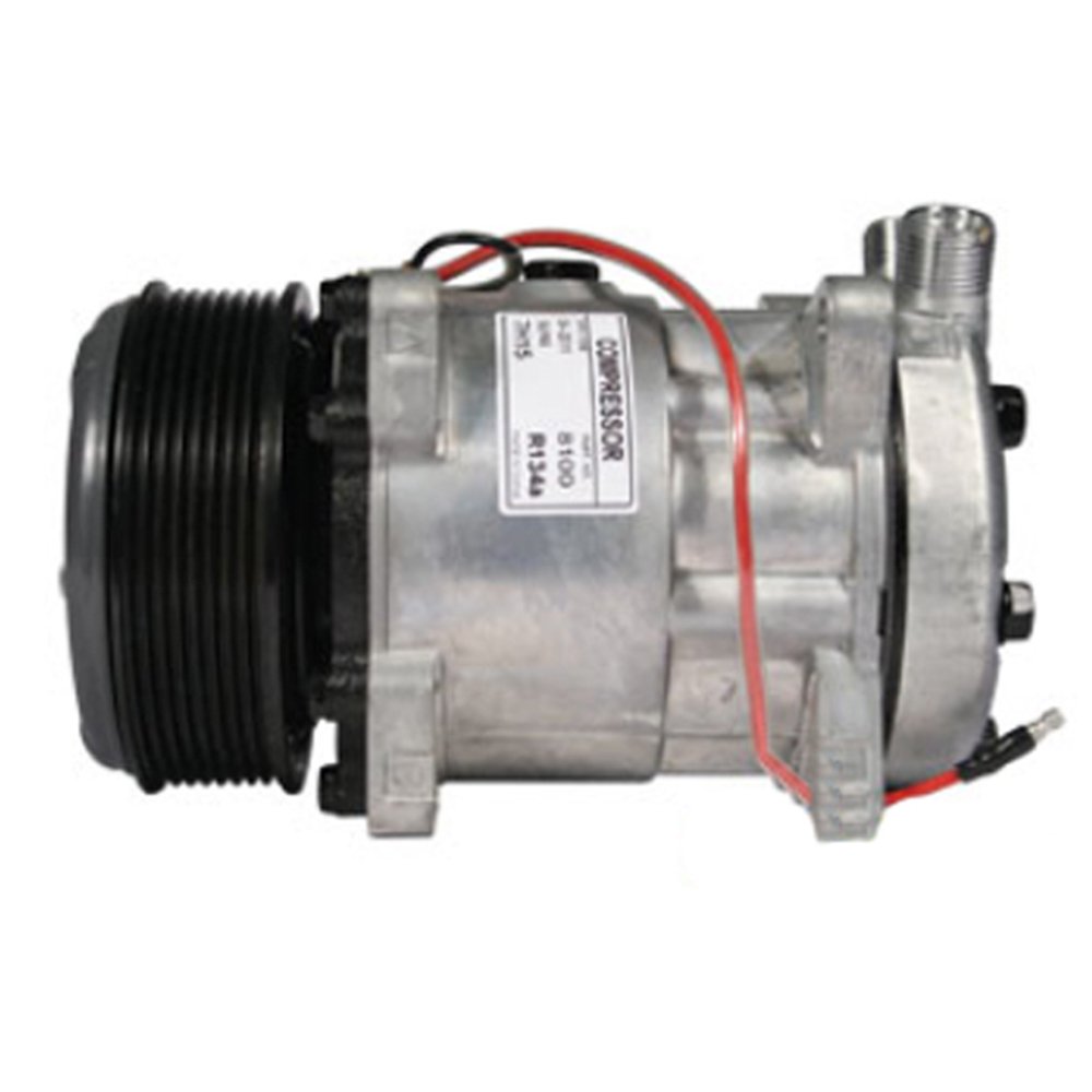 RAParts WN-82016158 AC Compressor Replacement for Case IH Tractors - Perfect for Agricultural Equipment & Heavy-Duty Cooling Systems