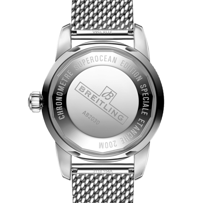 Breitling Superocean Heritage B20 Automatic 44mm Stainless Steel Men's Diver Watch - Luxury Waterproof Timepiece for Swimming, Diving & Everyday Wear