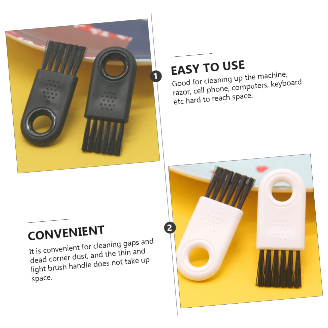 Healeved 40Pcs Electric Razor Cleaning Brushes - Premium Hair Clipper Maintenance Kit for Electric Shaver Grooming & Care - Perfect for Home, Salon & Barber Shop Use