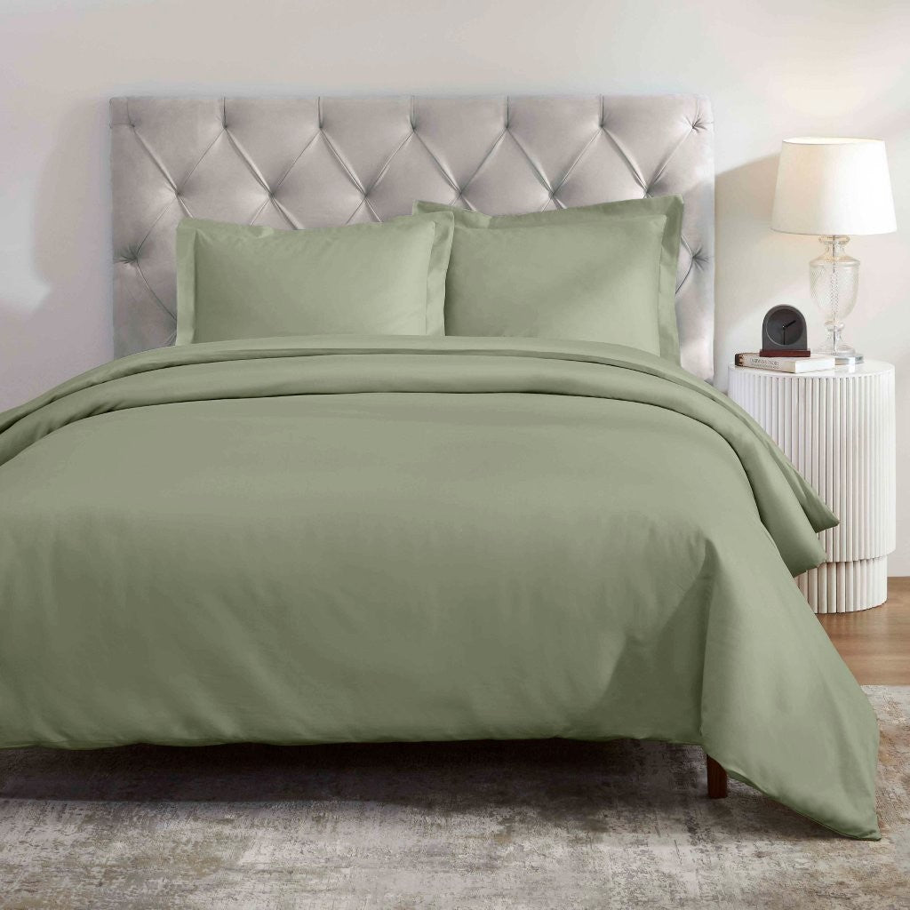 Luxury 1200 Thread Count Egyptian Cotton Duvet Cover Set - King Size, Soft Breathable Bedding for Hotel & Home Use