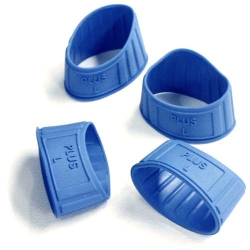 Mekurikko Finger Caps for Typing & Gaming - Ergonomic Finger Protection Sleeves for Keyboard, Guitar, and Phone Use - Reduce Pain & Improve Grip (PLUS Size)