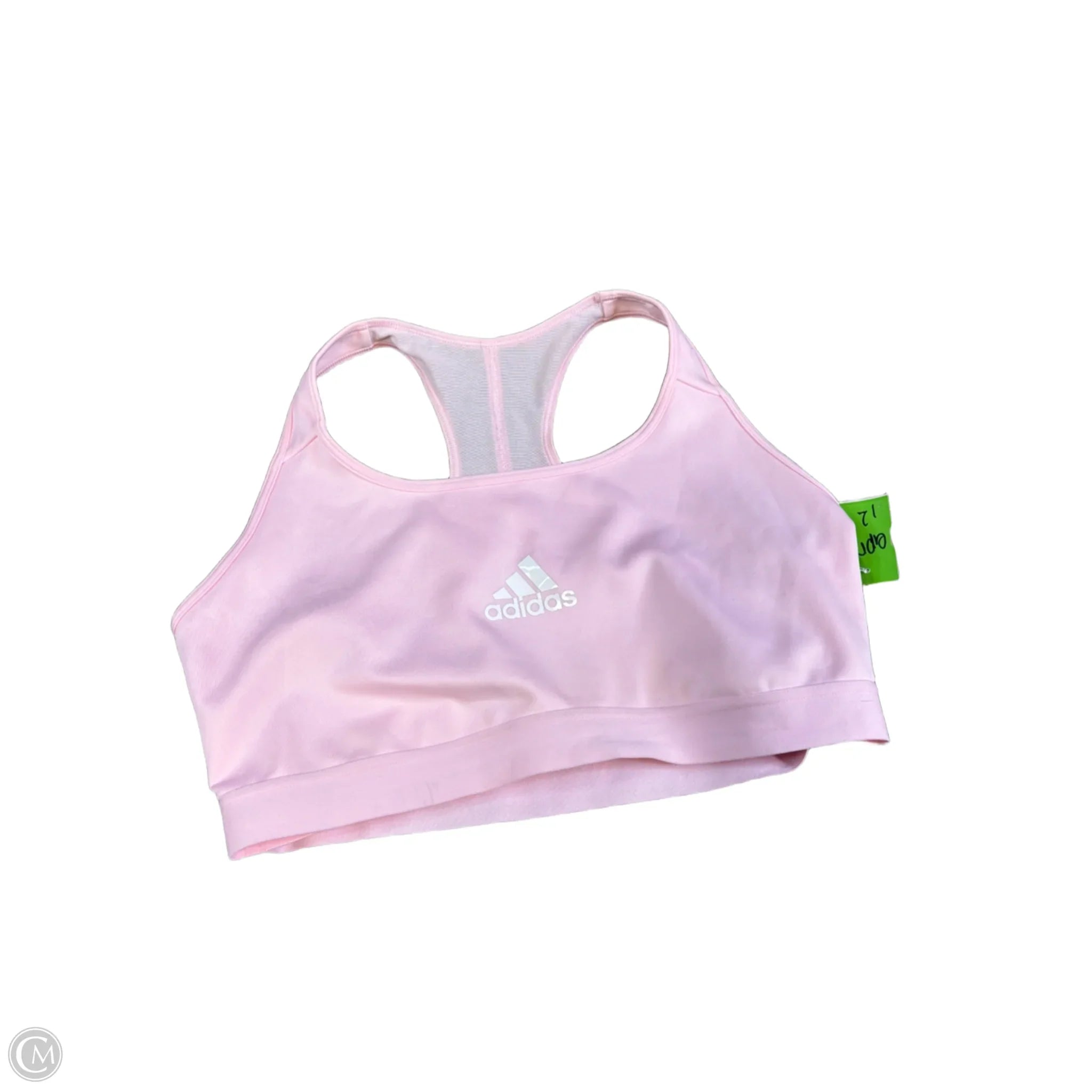 Adidas Women's Pink XL Athletic Sports Bra - High Support for Running, Yoga & Gym Workouts