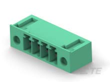 284516-5, 5P TERMIBLOK HDR DIR C VITI - 25 Pack High-Density Direct Connect Terminal Blocks for Industrial Electrical Wiring and Panel Installations