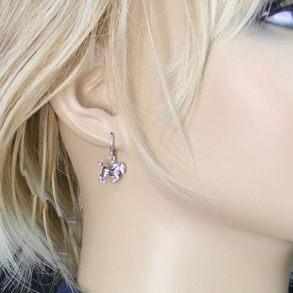 Prancing Horse Stud Earrings for Women - Elegant Horse Design Jewelry Gift for Equestrian Lovers | Perfect for Horse Riding, Western Fashion & Everyday Wear
