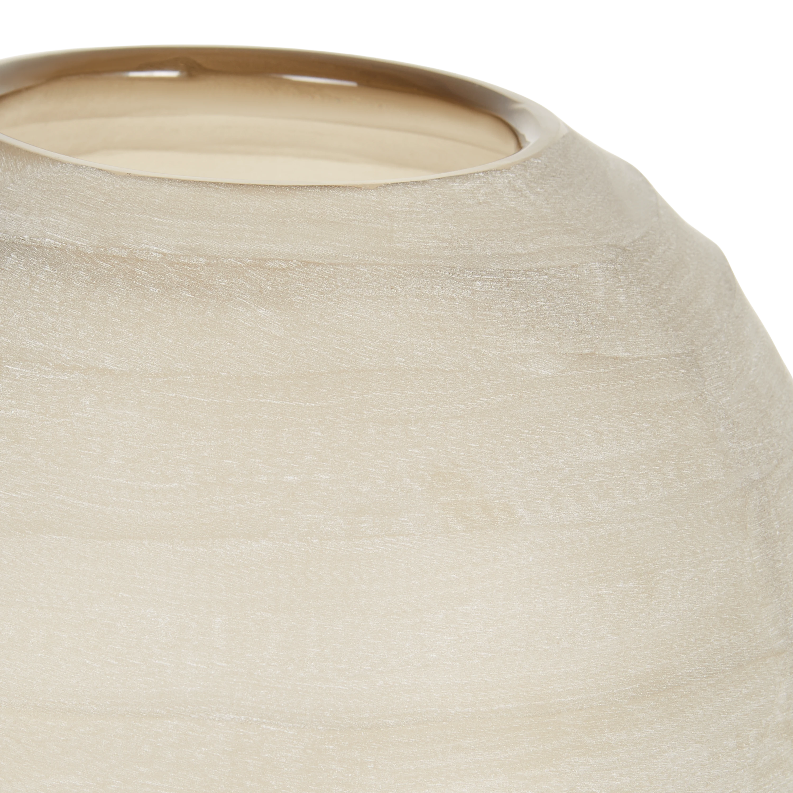Handmade Carved Glass Vase - Elegant Home Decor for Centerpieces, Wedding, and Living Room Decorations