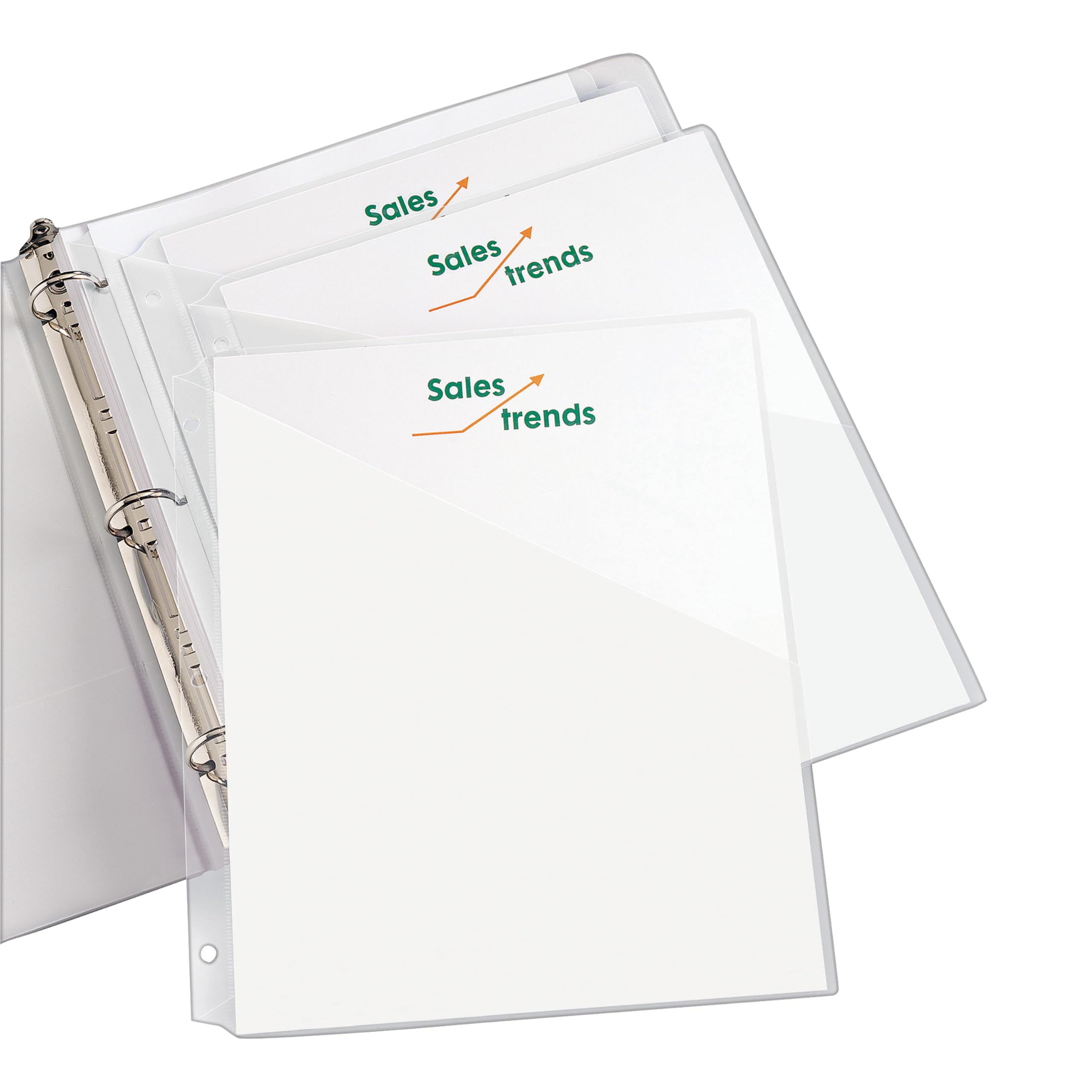 Avery 3 Ring Binder Pockets - Clear Sheet Protectors 8.5