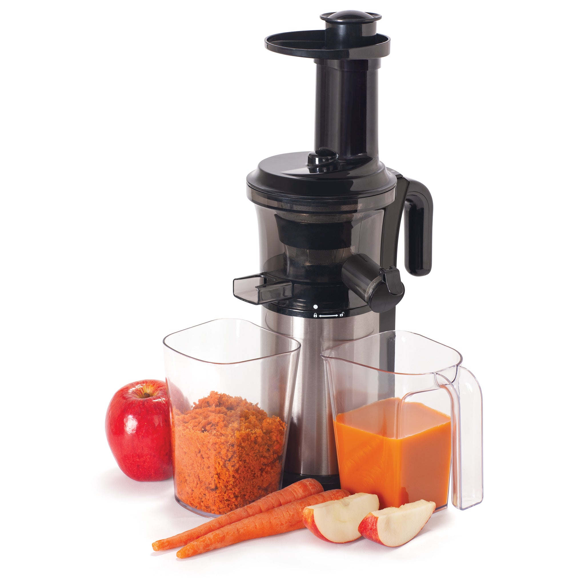 Shine Kitchen Co.® Certified Refurbished Cold Press Vertical Slow Juicer - Healthy Juice Extractor for Fruits & Vegetables - Perfect for Home, Gym & Office Use