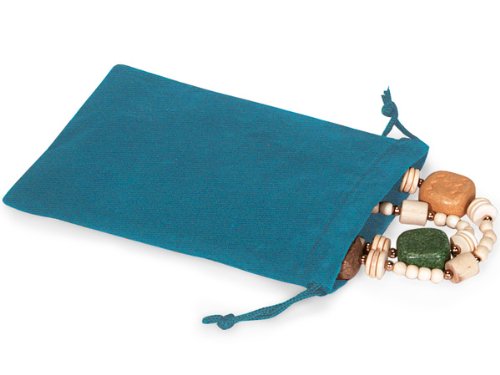 Premium ROBINS EGG Blue Velour Jewelry Pouches 4x5.5 Inch with Cord Drawstrings - 5 Units (100 Pack per Unit) - Perfect for Jewelry Storage, Gift Packaging & Travel Organizer