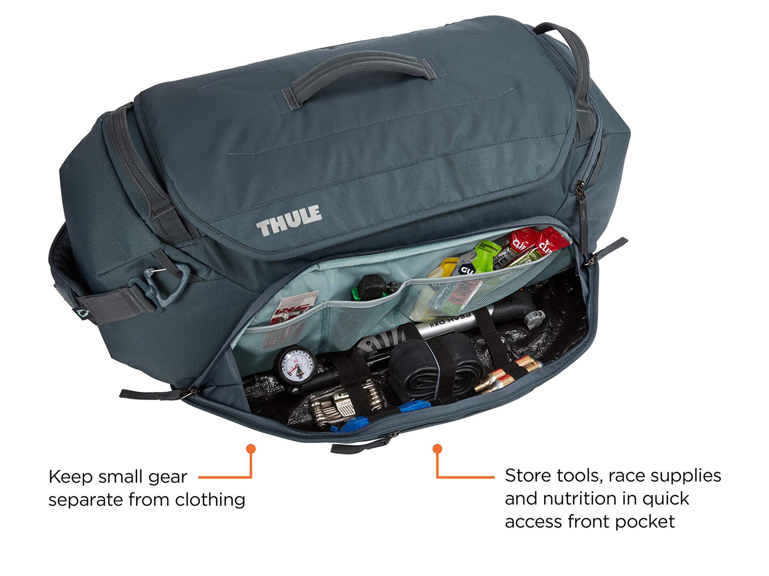 Thule Roundtrip Bike Gear Duffel Bag - Waterproof Travel Duffel for Bicycle Accessories & Equipment - Perfect for Cycling Trips, Bike Commuting & Outdoor Adventures