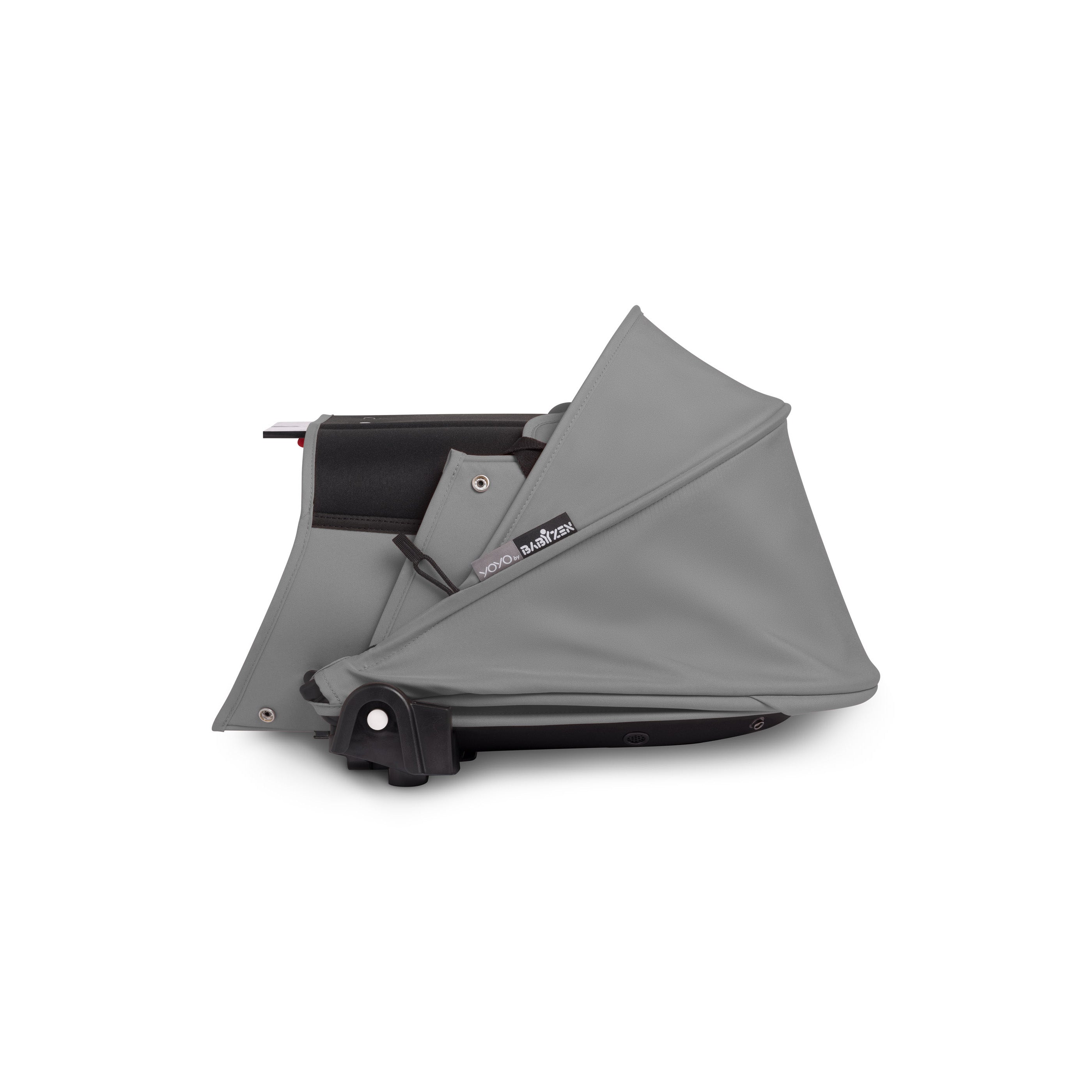 BabyZen YOYO Bassinet - Lightweight & Portable Grey Baby Crib for Travel, Stroller & Home Use - Perfect for Newborns & Infants