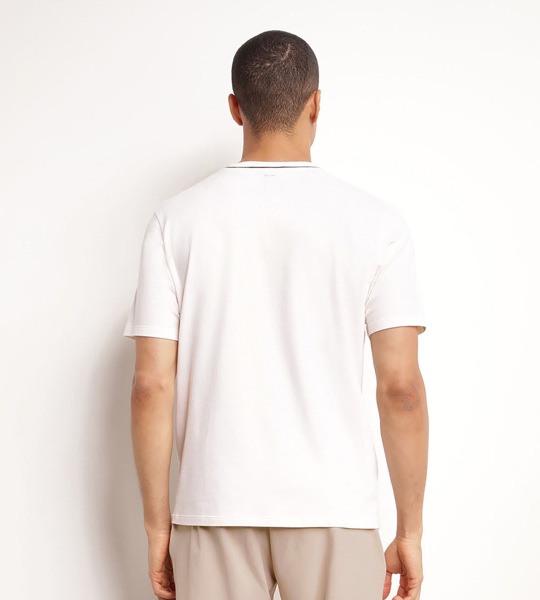 Men's Thermoregulating Sport T-Shirt - Breathable Jersey Fabric in Ecru - Ideal for Running, Gym & Outdoor Activities