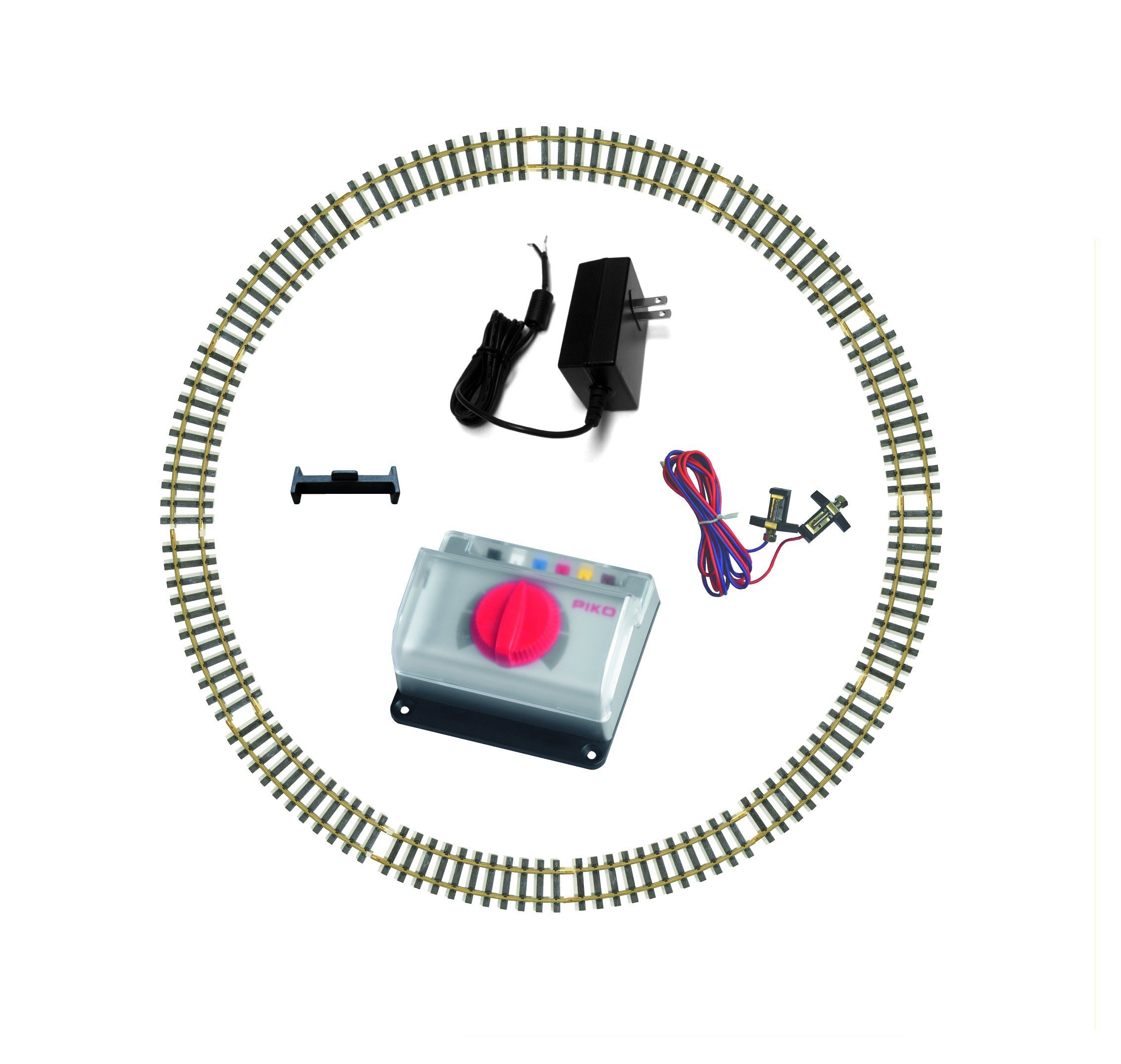 Piko 35310 Track & Power Set - Model Train Accessories for HO Scale Layouts | Perfect for DIY Railway Scenery and Electric Train Systems