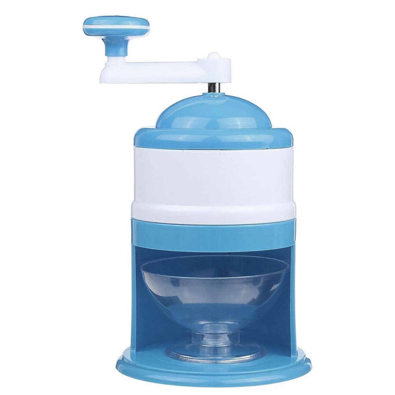 Stainless Steel Hand Crank Ice Crusher Blender - Portable Mini Ice Maker for Cocktails, Smoothies & Iced Coffee - Perfect for Home Bars, Parties & Outdoor Adventures