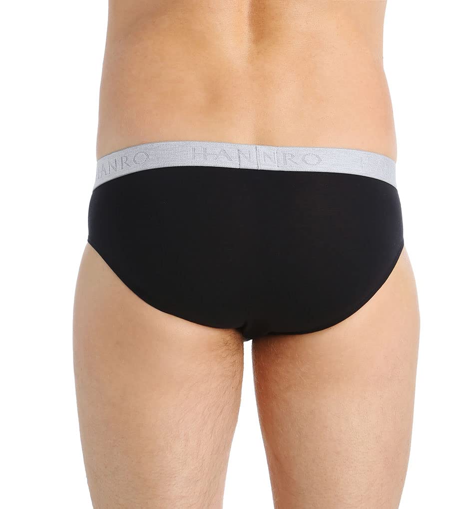 Hanro Men's Cotton Underwear 2-Pack - Soft Breathable Briefs for Everyday Comfort | Workout, Lounge & Travel Essentials