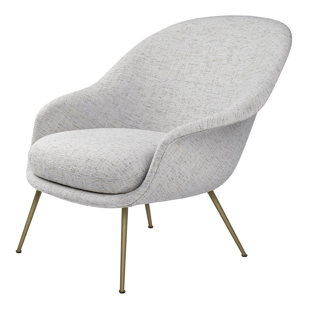 Bat Lounge Chair - Low Back Recliner with Conic Base - Perfect for Living Room, Bedroom, or Patio Relaxation