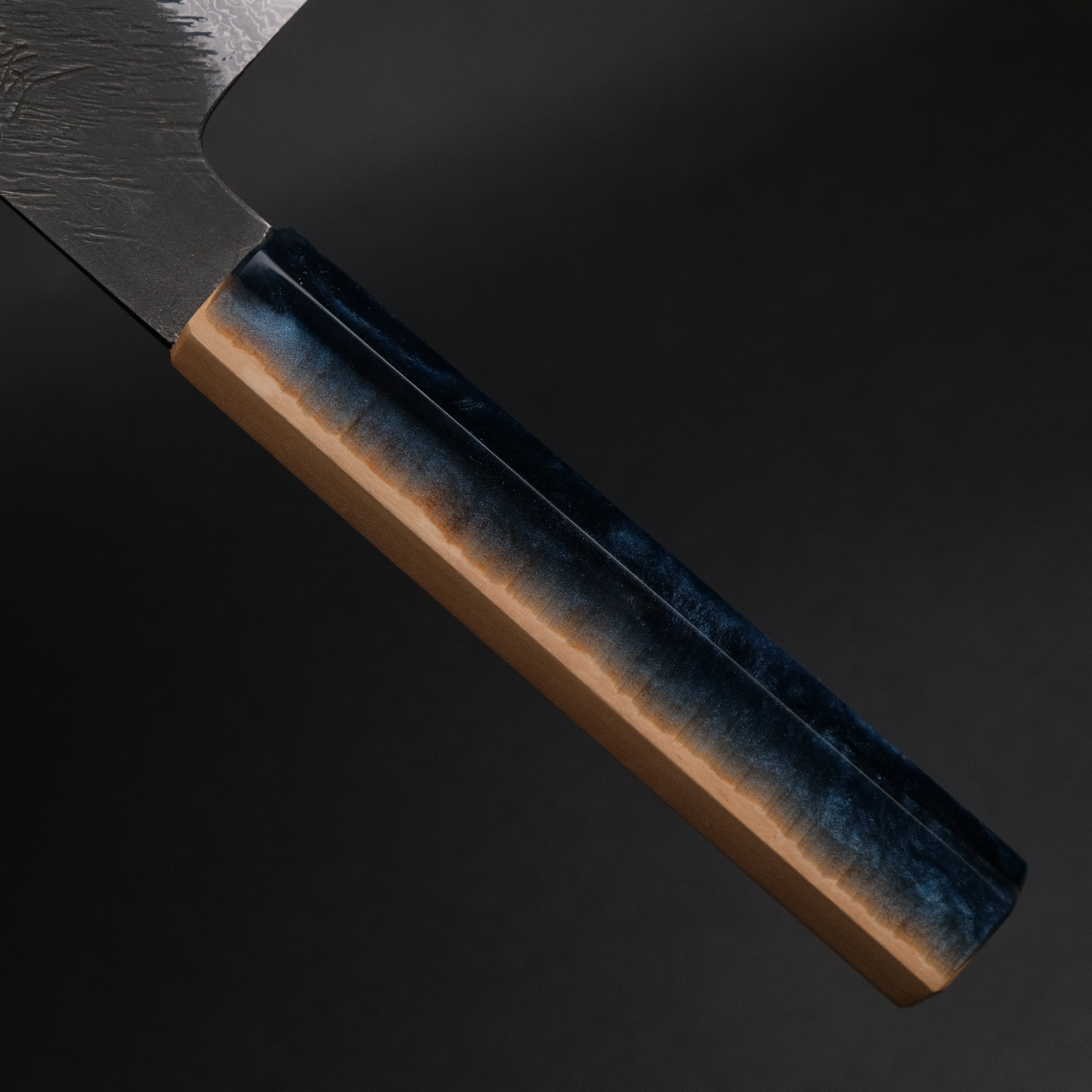 Ajikataya White #2 Matsuba Damascus Nakiri Knife 180mm - Premium Japanese Kitchen Knife with Olive Wood & Resin Handle (#16) - Perfect for Sushi, Vegetables & Precision Cutting