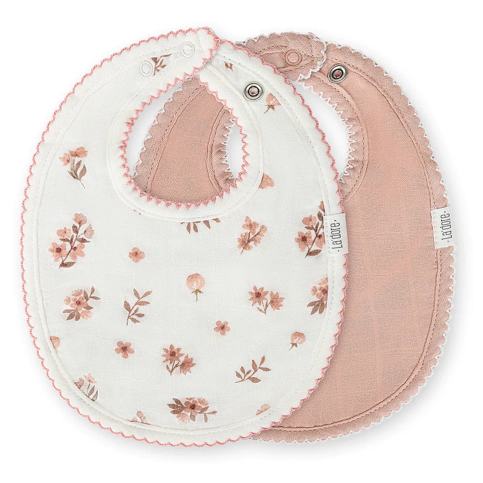 Adora Baby Bibs (2 Pack) - Soft & Absorbent Drool Bibs for Infants & Toddlers - Perfect for Feeding, Teething, and Messy Playtime