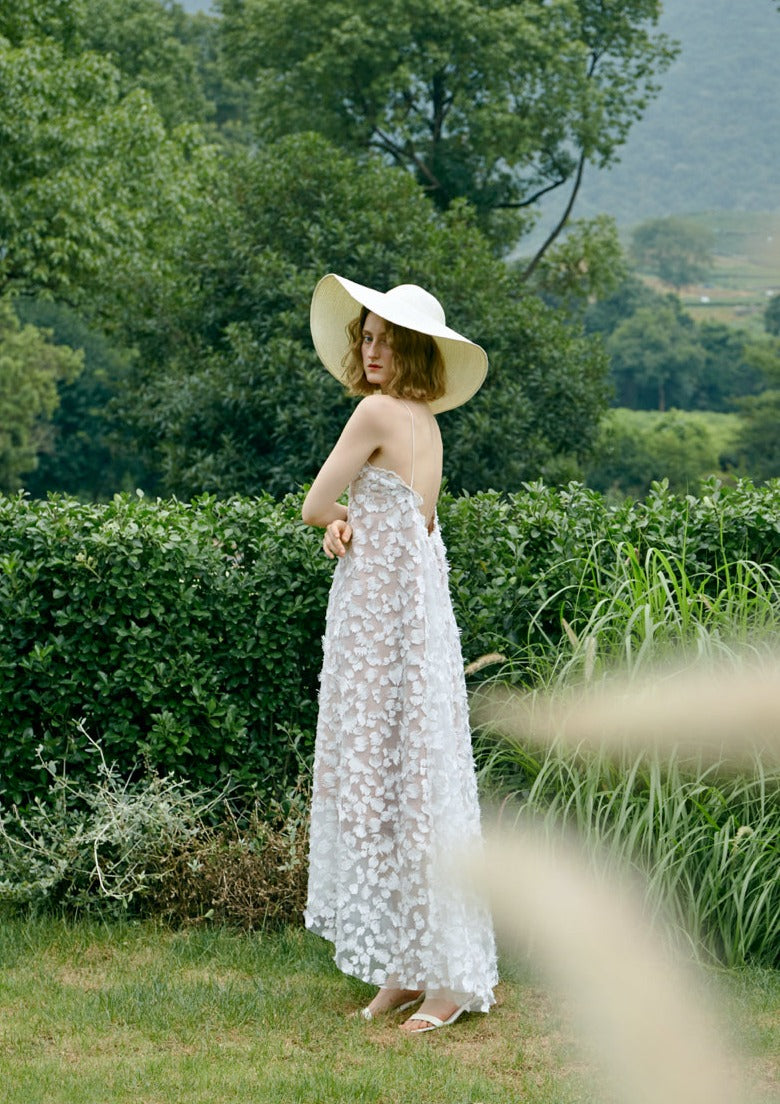 Custom Wedding Gown | Handmade Bridal Dress for Bride | Perfect for Church Ceremony, Beach Wedding & Formal Reception