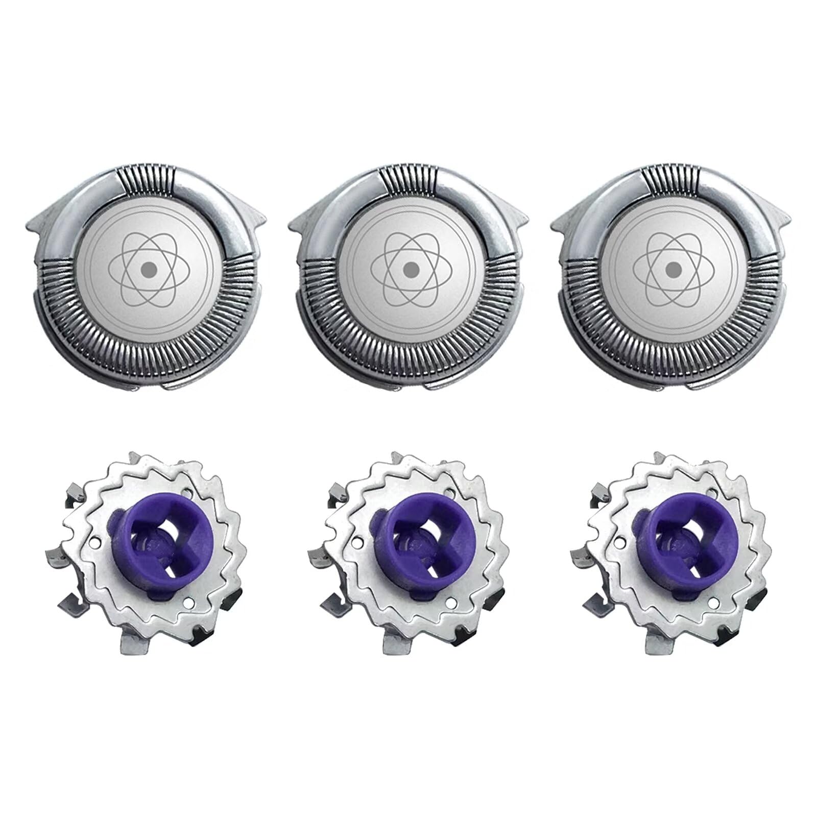 2025 Norelco AT875 Replacement Shaver Blades - Compatible with Philips Norelco AT875/46, AT875/47 - Durable Stainless Steel Razor Heads for Smooth Shaving - Perfect for Travel & Daily Grooming
