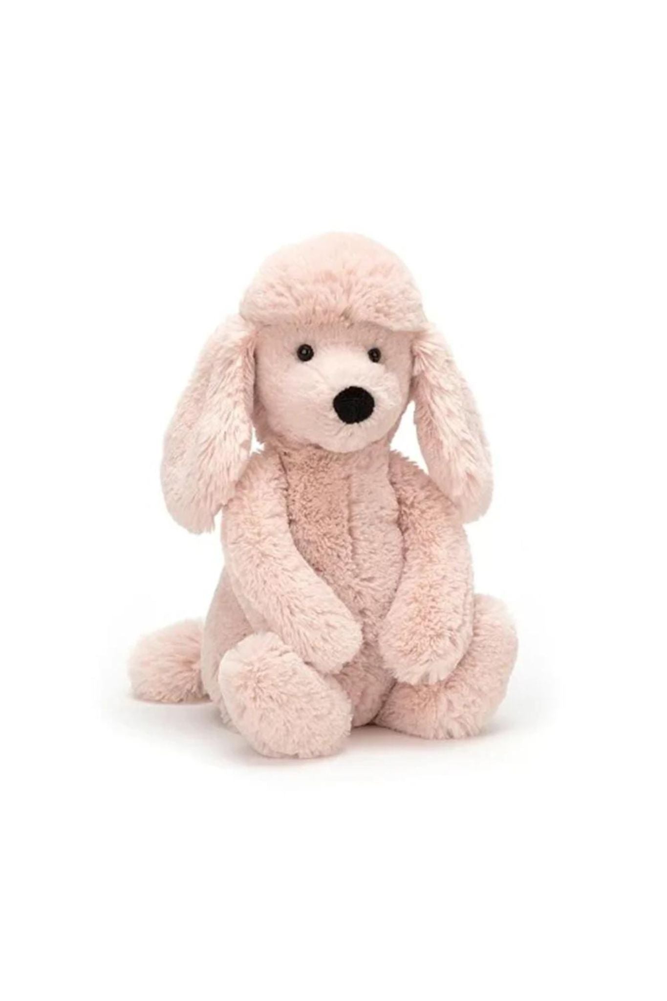 Adorable Bashful Blush Poodle Plush Toy by Jellycat - Soft Stuffed Animal for Kids, Gift & Nursery Decor