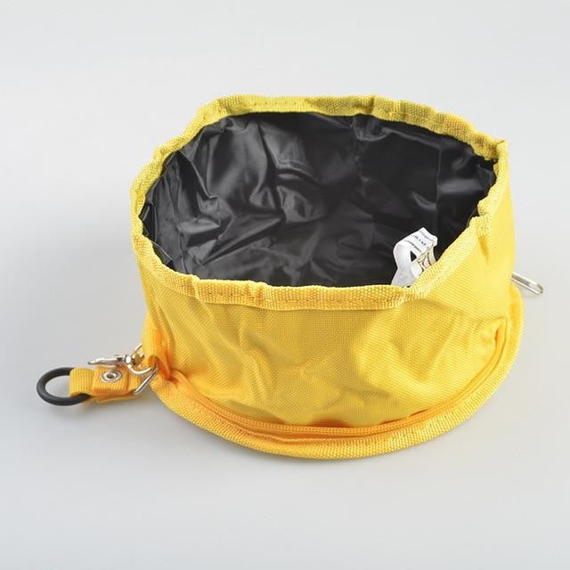 Collapsible Pet Water & Food Bowl - Portable Travel Bowl for Dogs & Cats - Perfect for Hiking, Camping & Outdoor Adventures