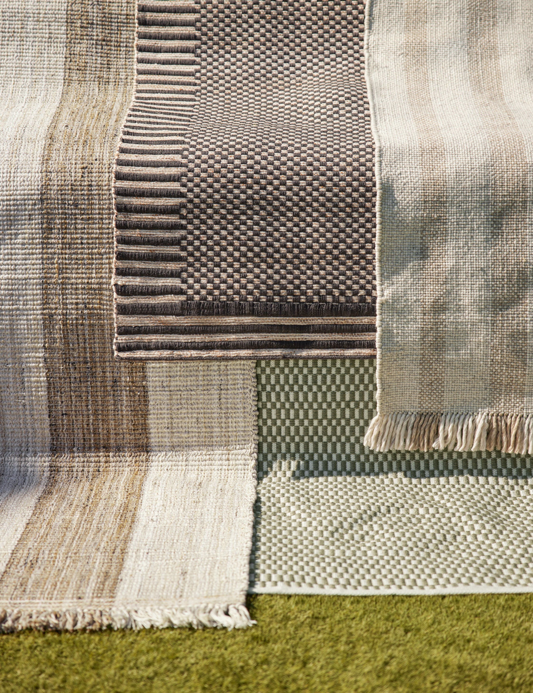 Handwoven Cotton Rug Swatch 12