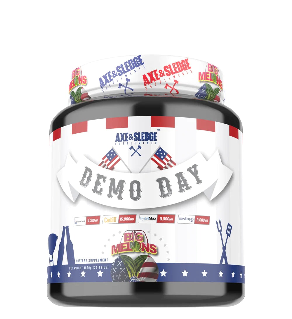 Axe & Sledge Demo Day Carbohydrate Powder - Premium Workout Supplement for Energy & Recovery | Ideal for Pre/Post-Workout, Bodybuilding & Athletic Performance