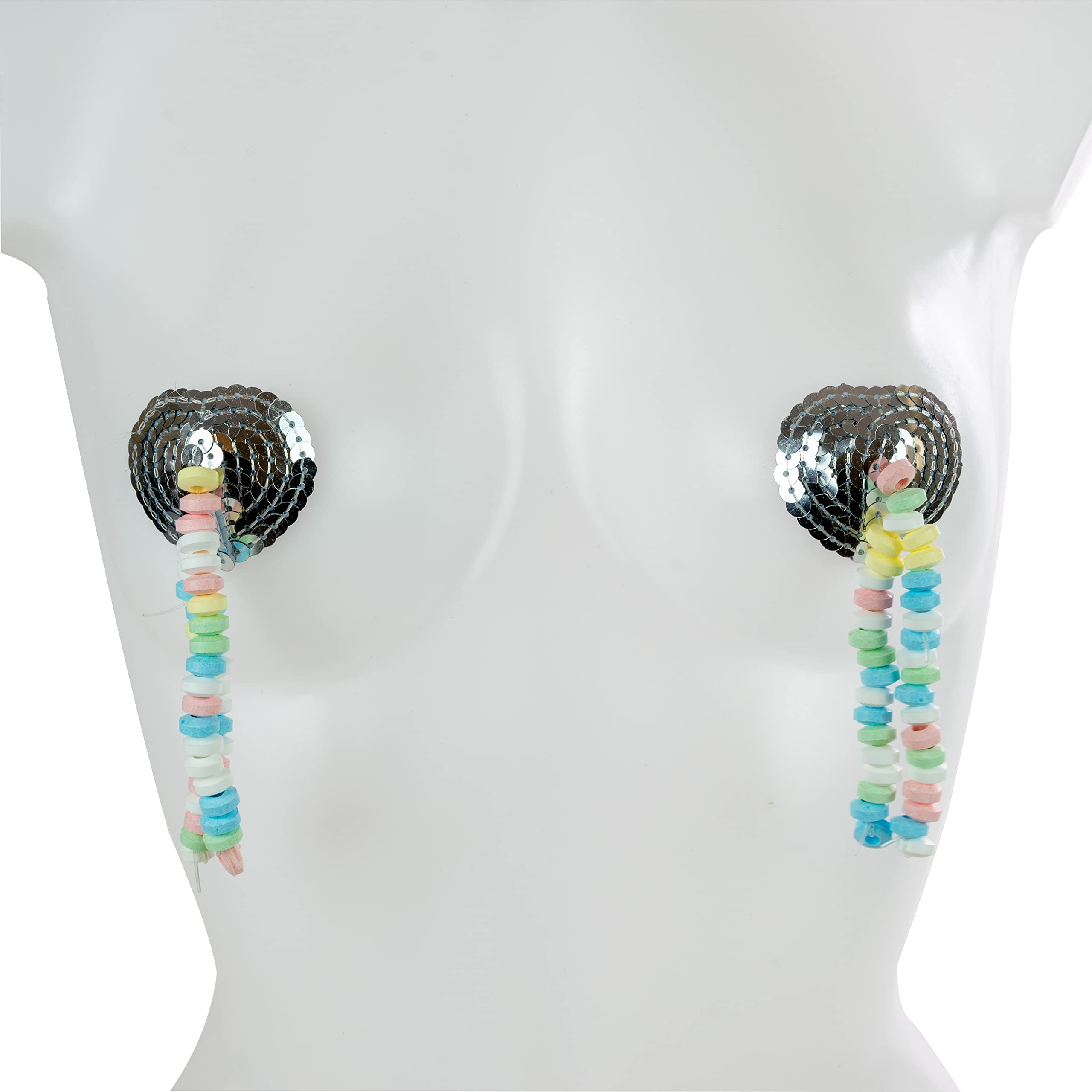 OMG Candy Nipple Tassels - Sexy Pasties for Women, Burlesque Accessories, Bachelorette Party Favors - Perfect for Burlesque Shows, Bachelorette Parties & Sensual Performances