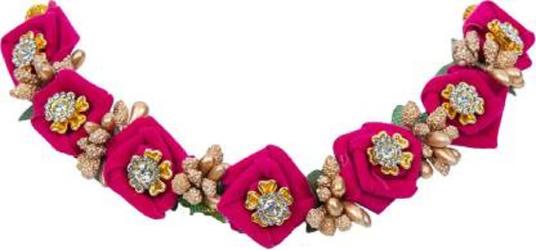 Stylish Pink Floral Handmade Hair Clip - Elegant Hair Accessory for Women & Girls | Perfect for Weddings, Parties & Everyday Wear