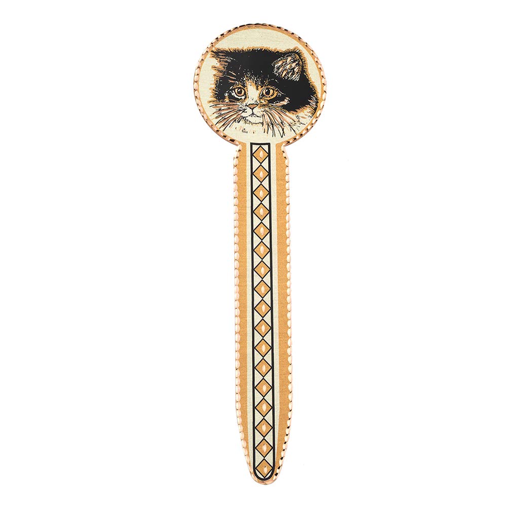 Black Cat Bookmark and Letter Opener Set - Cute Multi-Functional Stationery Gift for Cat Lovers - Perfect for Reading, Letter Writing, and Office Use