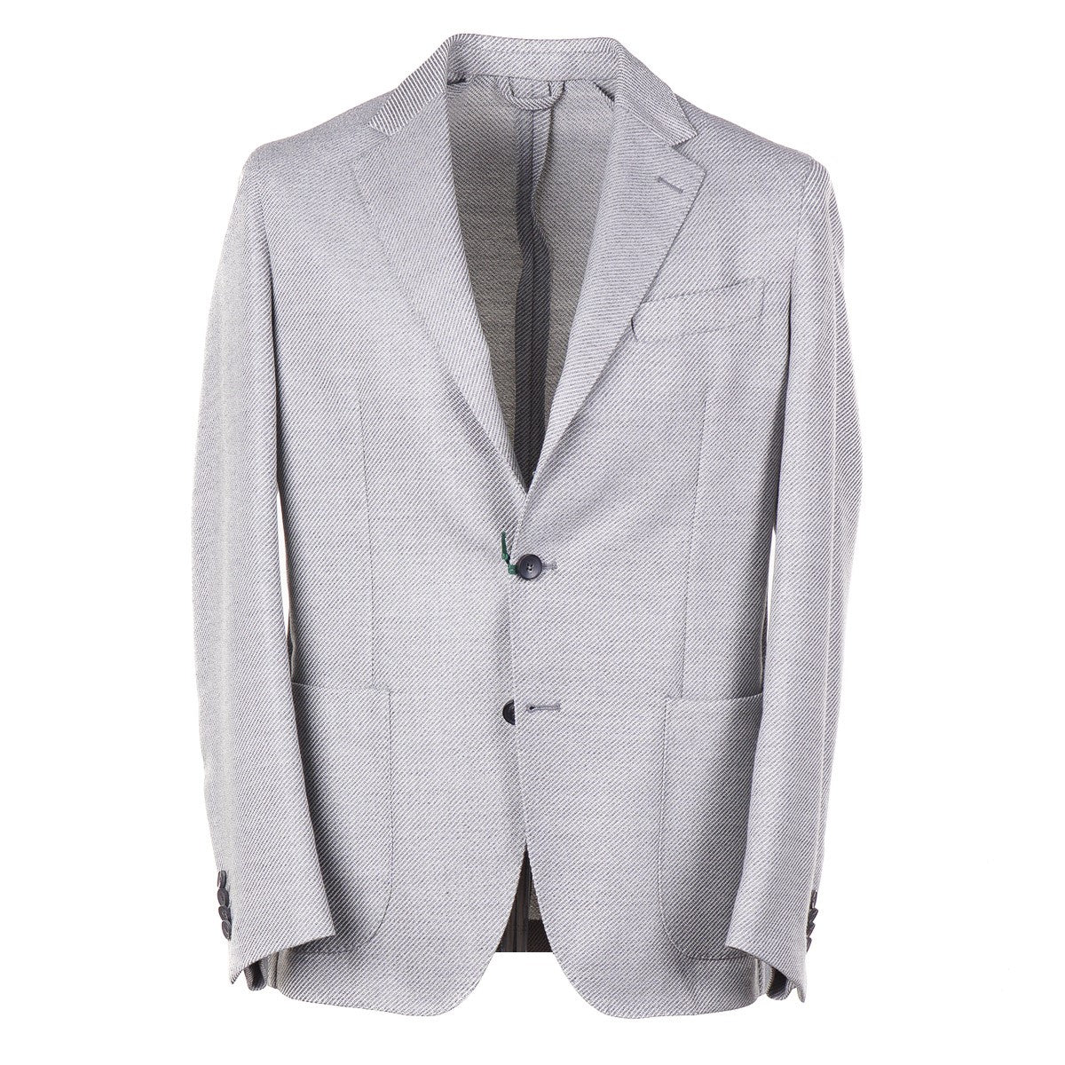 Luigi Borrelli Men's Slim Fit Wool Sport Coat - Premium Italian Tailored Blazer for Business, Office & Formal Events
