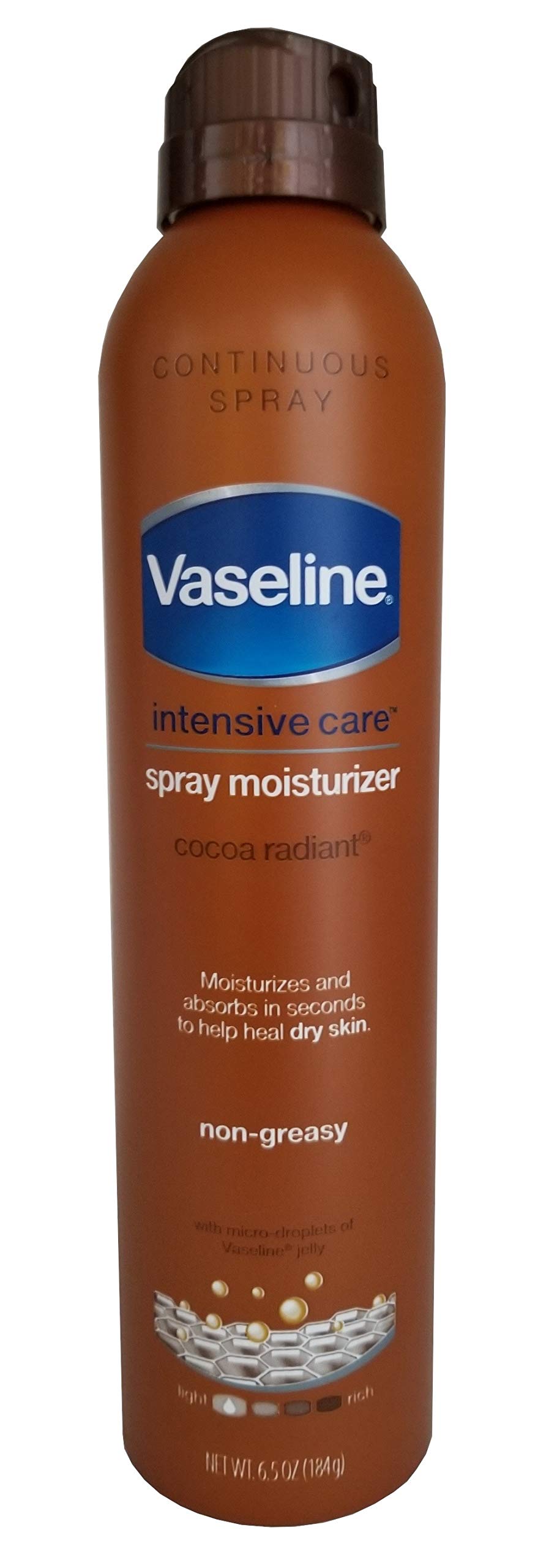 Vaseline Intensive Care Spray Moisturizer for Dry Skin - Cocoa Radiant & Illuminate Me Shimmering Body Oil for Melanin-Rich Skin | Hydrates & Illuminates with Shimmer Finish | Perfect for Daily Moisturizing & Special Occasion Glow