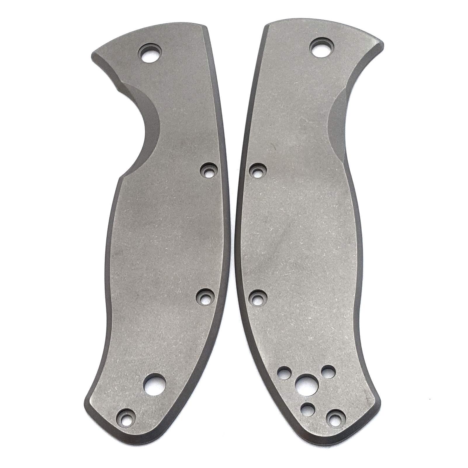 Flytanium Titanium Replacement Scales for Spyderco Tenacious Folding Knife - Lightweight & Durable EDC Upgrade for Outdoor, Camping, and Everyday Carry