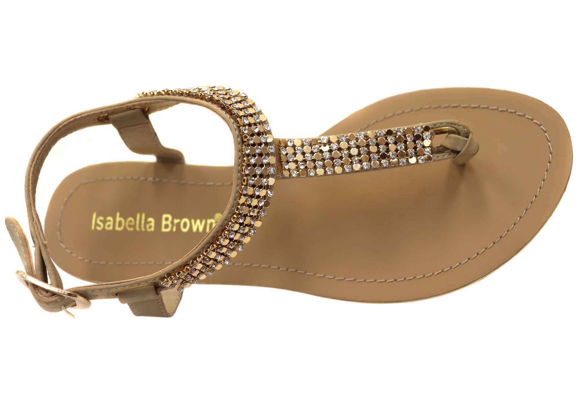 Isabella Brown Diane Women's Comfortable Sandals - Breathable Summer Walking Shoes for Beach, Travel & Casual Outfits