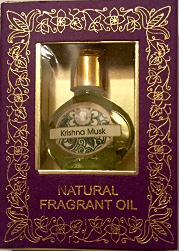 R-expo Song of India Pure Essential Perfume Oil - 4.5ml Bottle (Krishna Musk, Light Yellow) | Natural Fragrance for Aromatherapy, Meditation & Daily Wear