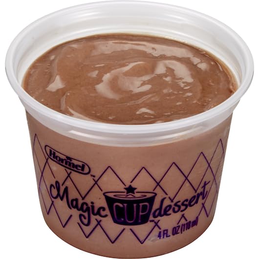 Magic Cup Fortified Nutrition Chocolate Snack - 4oz (48 Count Case) | High Protein Energy Boost for Kids & Adults | Perfect for School Lunches, Office Snacks & On-the-Go Nutrition