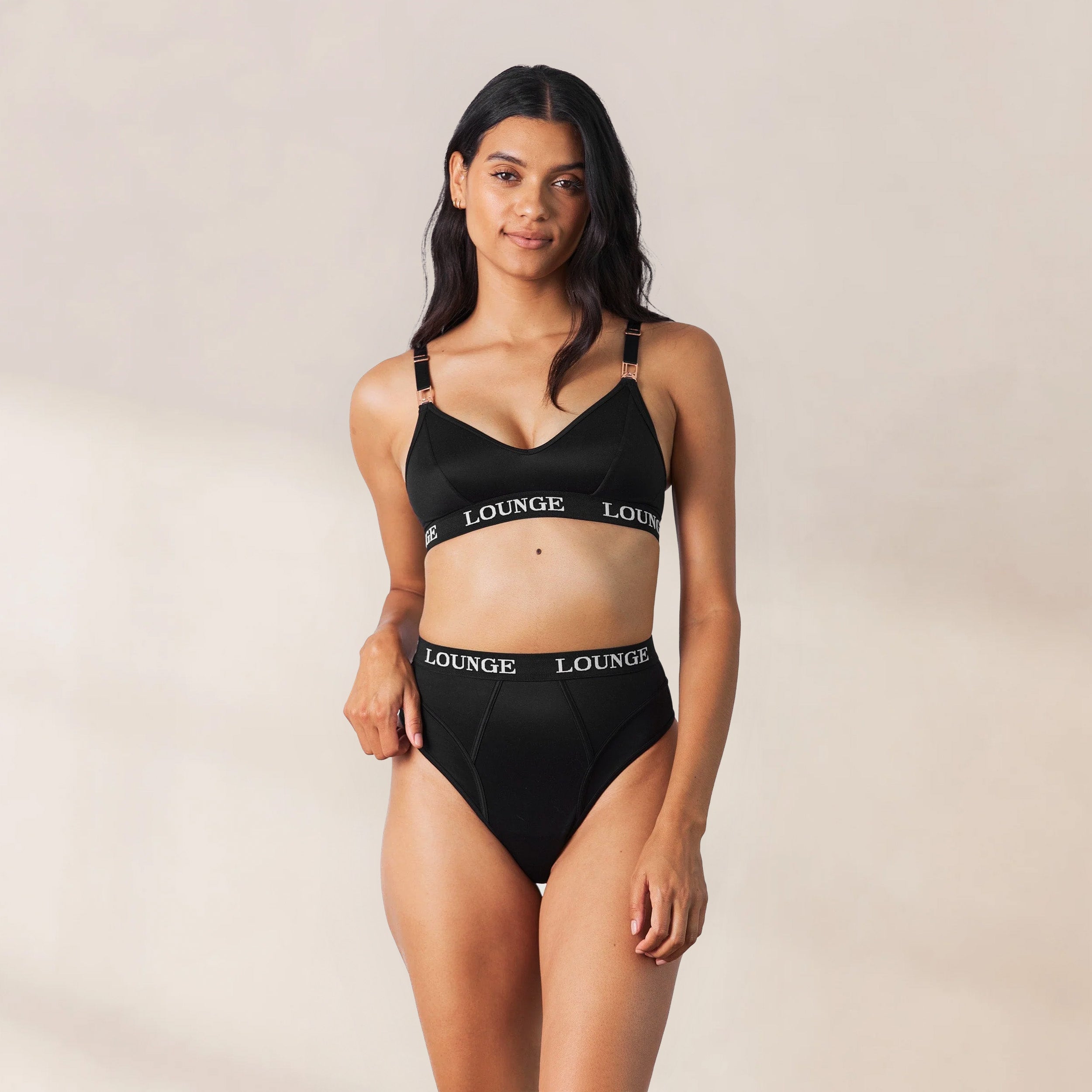 Nurture Nursing Bra - Comfortable Maternity Bra for Breastfeeding Moms - Black | Perfect for Daily Wear, Nursing at Home or On-the-Go