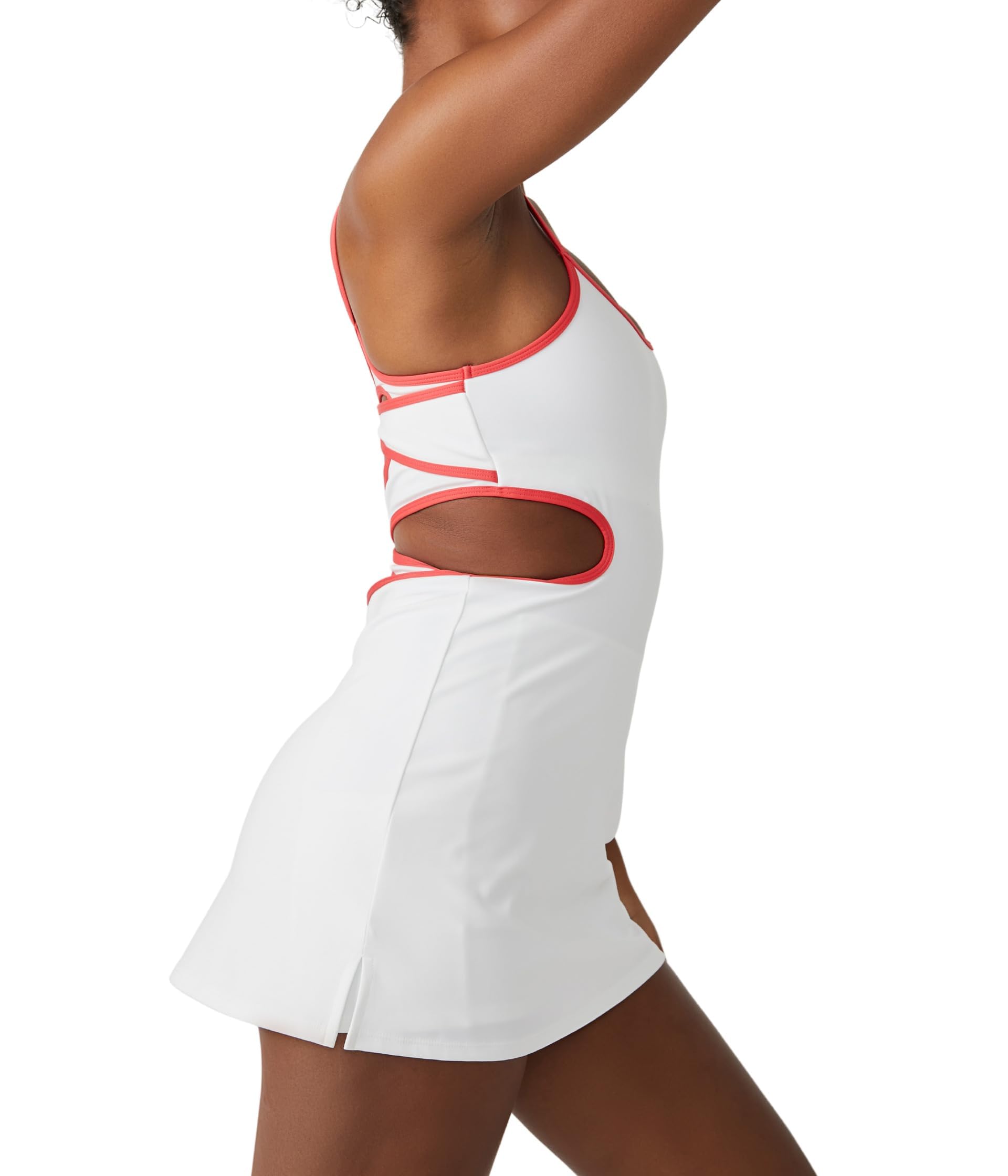 Free People Women's Serve One-Piece Swimsuit - Sexy High Cut Bathing Suit for Beach, Pool & Vacation | UPF 50+ Sun Protection & Adjustable Straps