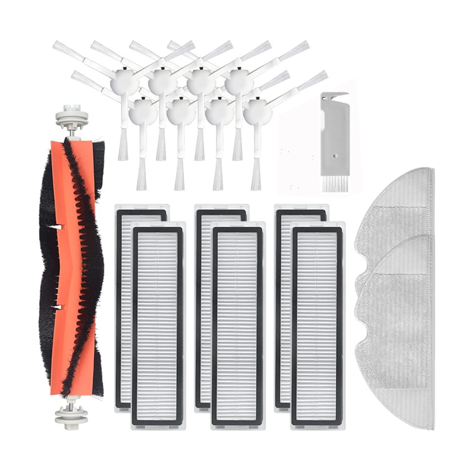 VIGANAN Replacement Parts Kit for Dreame Bot L10 Pro Robot Vacuum - Compatible Main Brush, Filters & Mop Pads - Essential Accessories for Smart Cleaning (Perfect for Hardwood Floors & Pet Hair Removal)