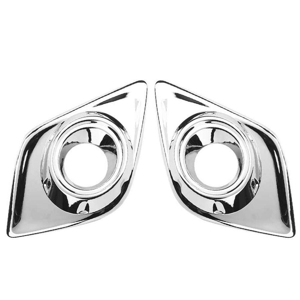 KDABJD ABS Fog Light Cover Decorative Sticker Frame for Toyota Hilux 2015-2017 - Upgrade Car Front Fog Lights with Durable Protection (Perfect for Off-Roading, Night Driving & Custom Car Styling)