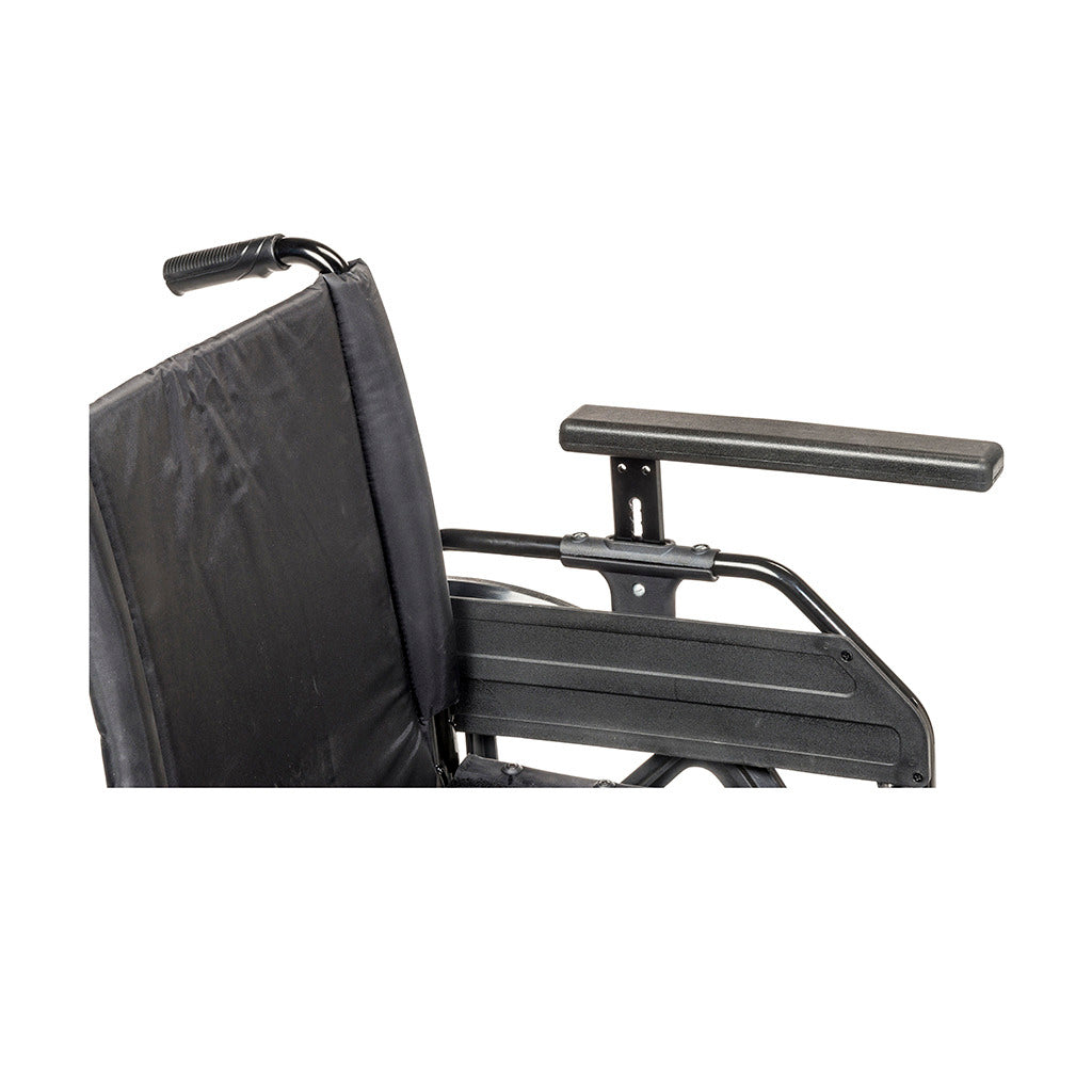Viper Plus GT Lightweight Wheelchair with Adjustable Universal Arm Rests - Ideal for Indoor & Outdoor Mobility, Travel, and Daily Use