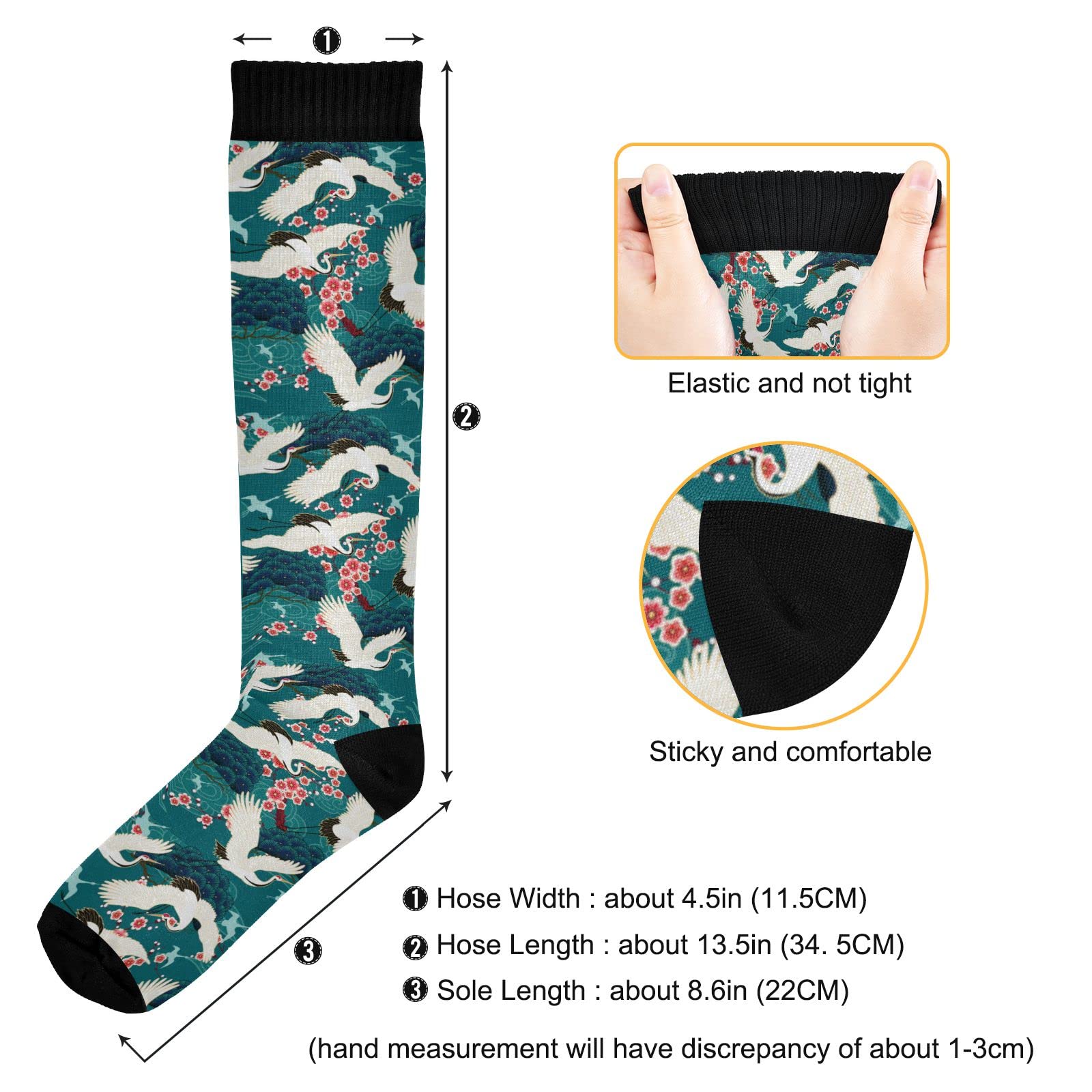 JUNZAN Magnolia Grey Compression Socks for Women & Men - Medical Grade Circulation Support Socks for Running, Cycling, Nursing & Travel - Improve Blood Flow & Reduce Swelling During Workouts & Long Shifts