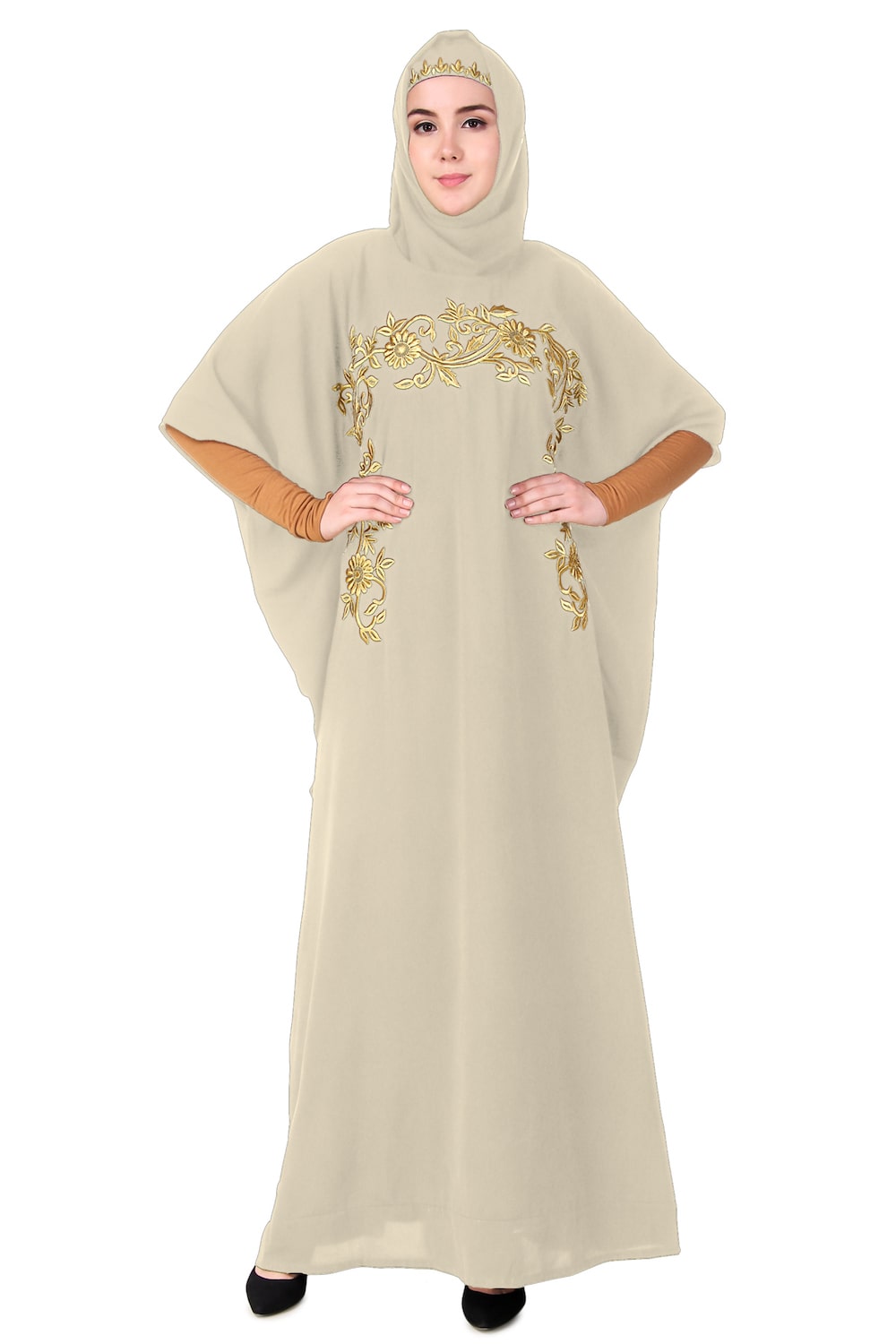 Luxury Hand Embroidered Dubai Kaftan Dress - Elegant Designer Abaya for Women | Perfect for Weddings, Parties & Special Occasions
