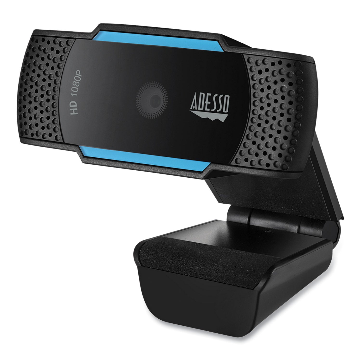 Adesso Cybertrack H5 1080p HD USB Webcam with Built-in Microphone & Autofocus - 2.1MP Full HD Web Camera for Video Conferencing, Online Classes, Streaming & Gaming (Black)