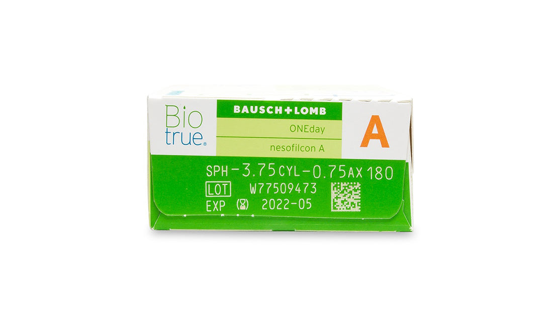 Biotrue One Day Toric Contact Lenses (30 Pack) – Premium Daily Disposable for Astigmatism | Comfortable & Breathable for All-Day Wear | Perfect for Work, Sports & Travel