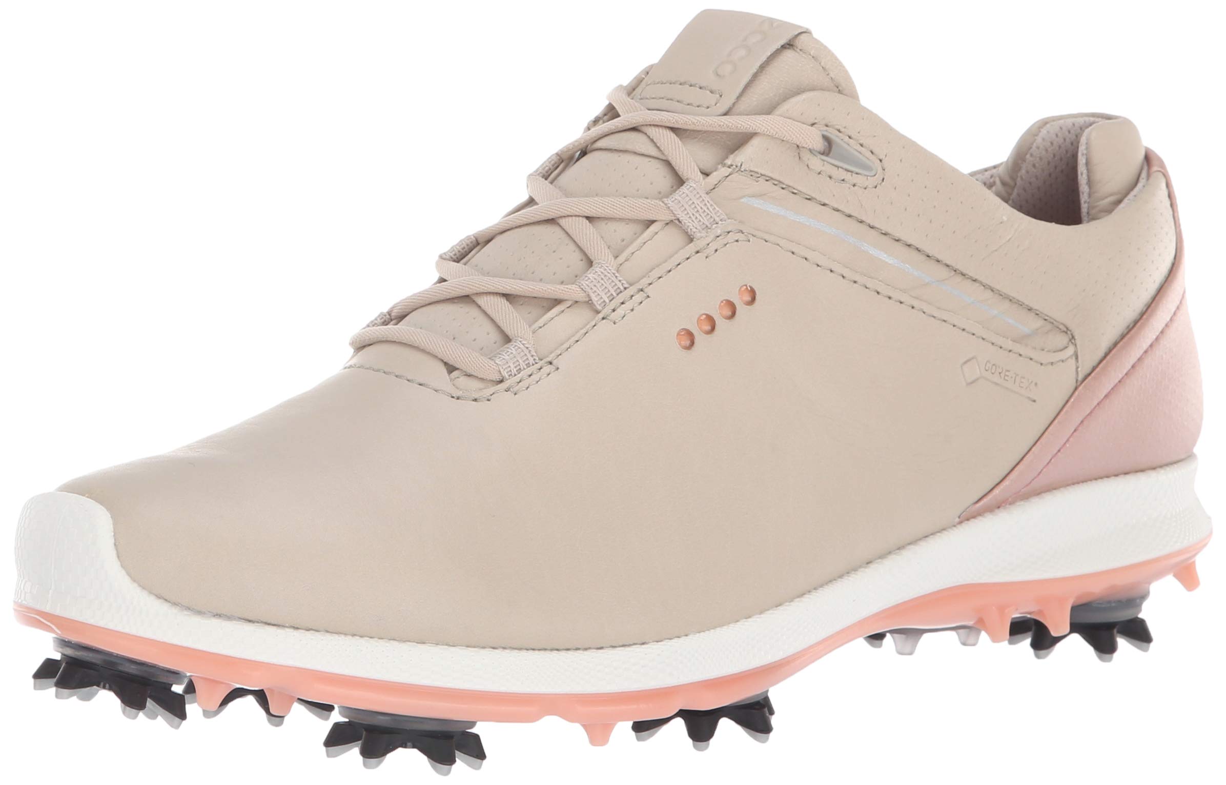 ECCO Women's Biom G 2 Free Waterproof Gore-Tex Golf Shoes - Comfortable & Breathable Spiked Golf Footwear for Women | Perfect for Wet Weather & All-Season Golfing