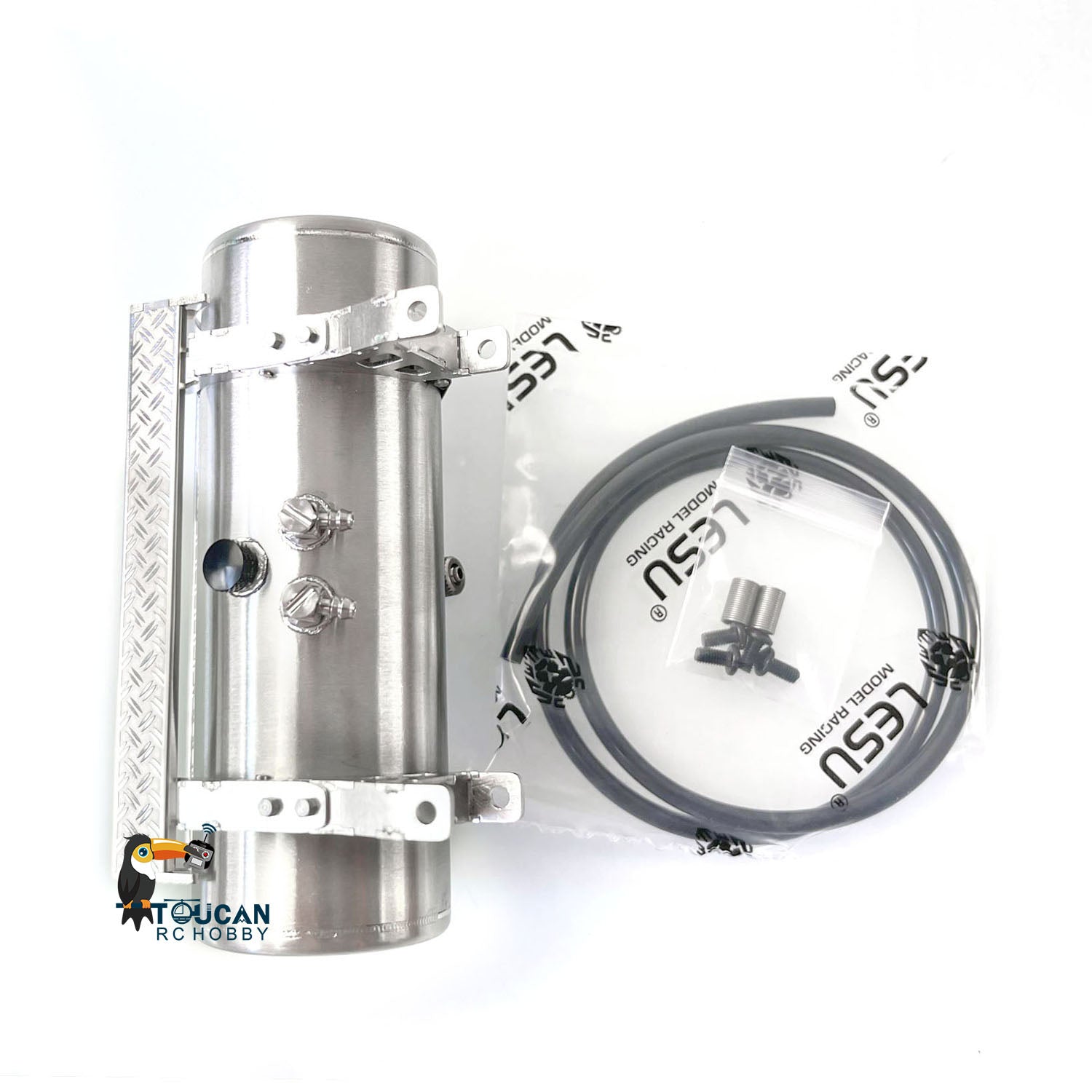 85/115MM Metal Hydraulic Oil Tank for TAMIIYA 1/14 Scale RC KING GL Tractor Truck - Replacement Part for Remote Control Vehicles - Durable Model Accessory for RC Car Enthusiasts & Hobbyists