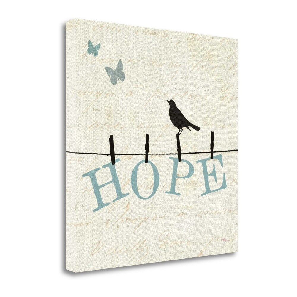 Bird Talk Fine Art Giclee Print on Gallery Wrap Canvas by Pela Studio - Ready to Hang Wall Decor for Living Room, Bedroom & Office