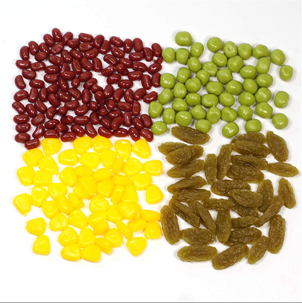 50PCS Artificial Raisin Decor - Fake Raisin for Cake, Dessert & Home Decoration - Realistic Fake Fruit for DIY Crafts, Party & Wedding Centerpieces